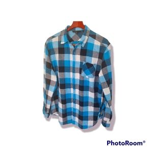 StraightFADED, Long sleeve blue shirt